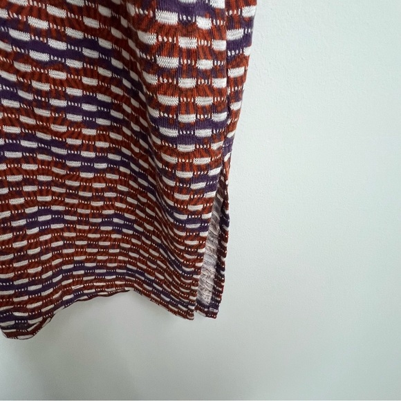 LOGO by Lori Goldstein Jacquard Duster Cardigan Purple Slate A611258 Longline - Picture 7 of 15